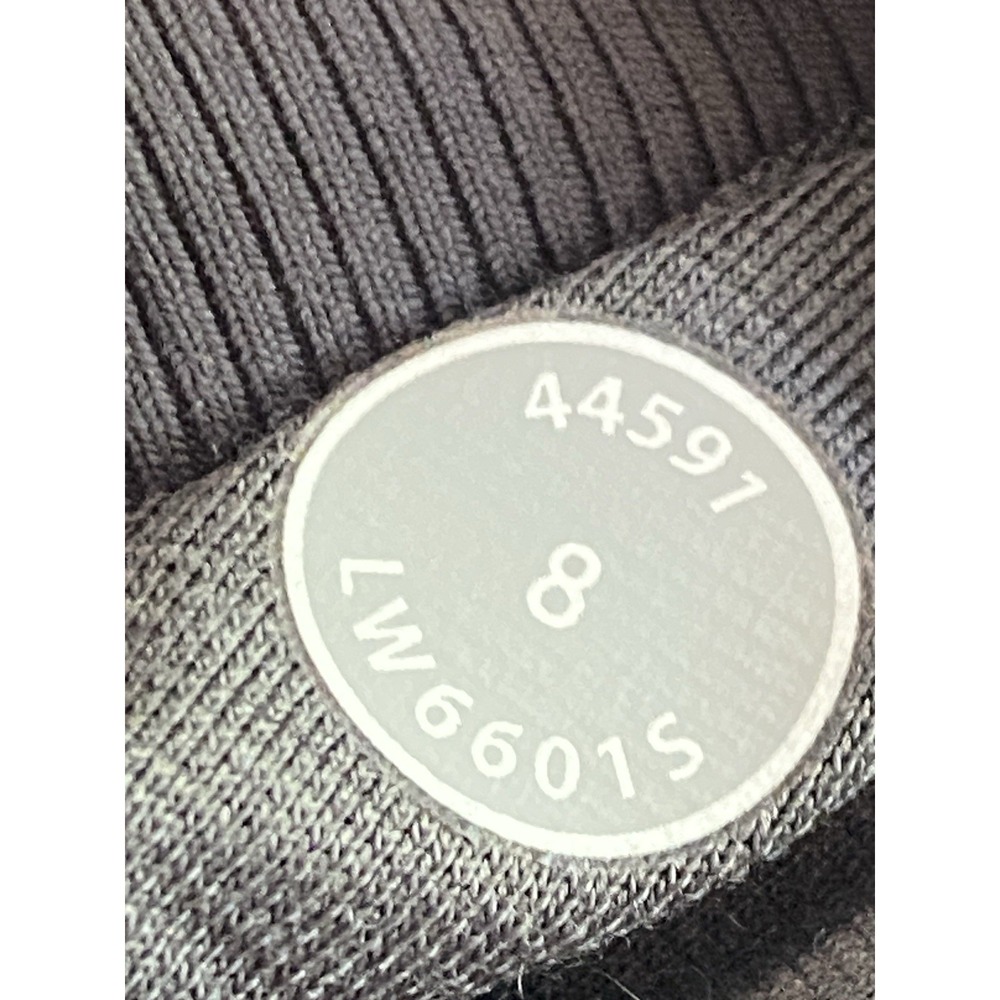 Lululemon Street To Studio Crop Pants Size 8 Grey Ruched Drawstring Cropped - Picture 4 of 6